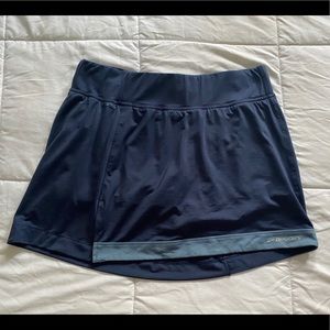 Brooks Navy Running Skirt/Skort Size Large